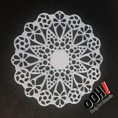 Ooh Body Art Stencil Sphere Carnival  Ooh Body Art Stencil Sphere Carnival
